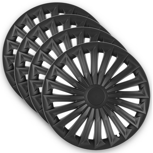 Radkappen zoll schwarz 4x - radkappen,